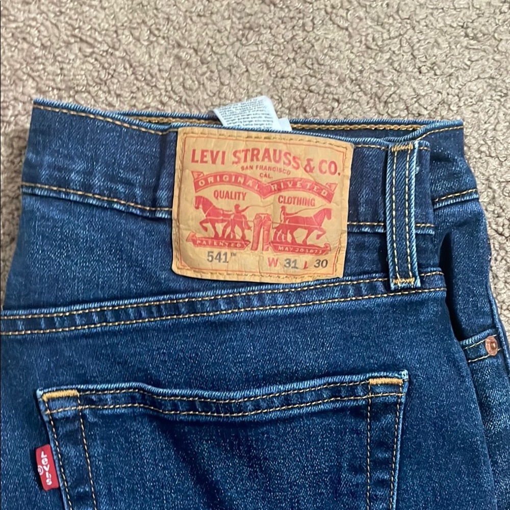 Levi's 541 Athletic Taper Mens Blue Jeans